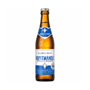 Baarer Bier Hopfenmandli 33cl und 33cl Flaschenansicht